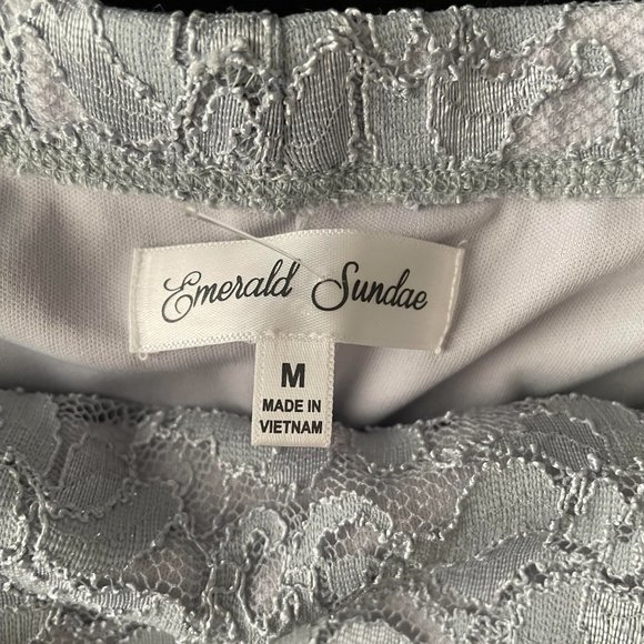 Bell Sleeve Lace Mini Dress - Picture 3 of 3